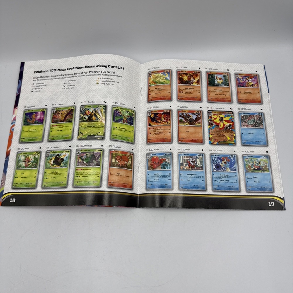 Pokemon TCG Chaos Rising Players Guide From ETB New NM - Picture 3 of 3